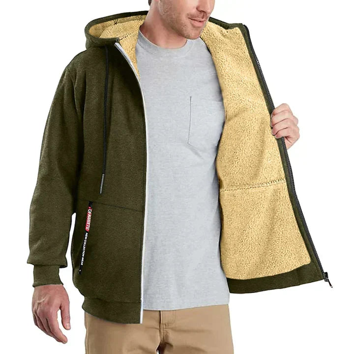 Drune | Fleecegefütterter Zip-Hoodie