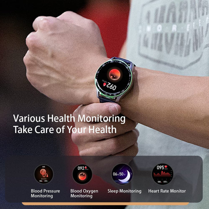 in 1 Smartwatch mit Kopfhörern (für iPhone und Android)