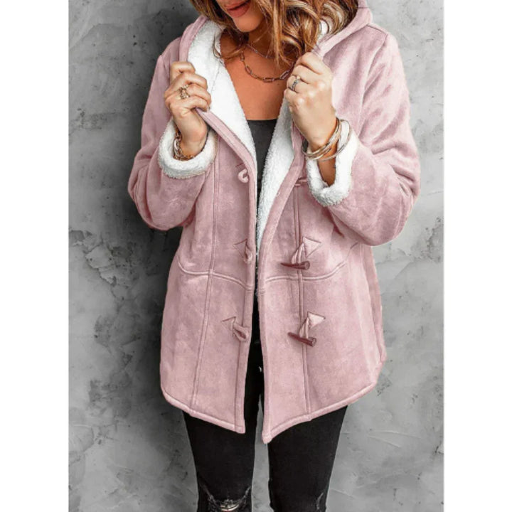 Drune | Jacke - Lockere Passform - Fleece-Futter - Mittellang - Kapuze - Schnürverschluss