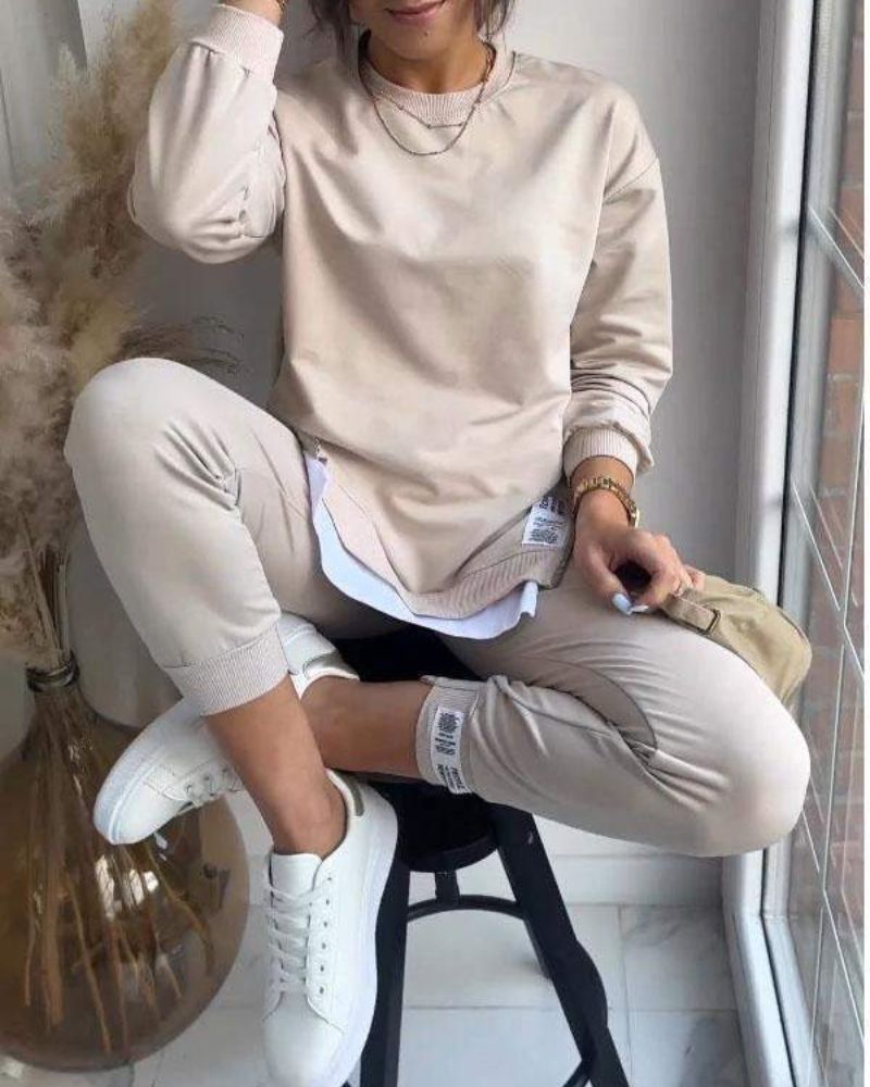 Drune | Sweater und Hose Zweiteiler Set