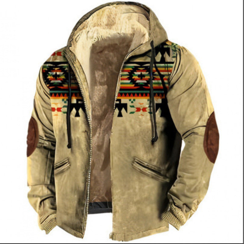 Drune | Hoodie Wollmix - Relaxed Fit Boho Stil