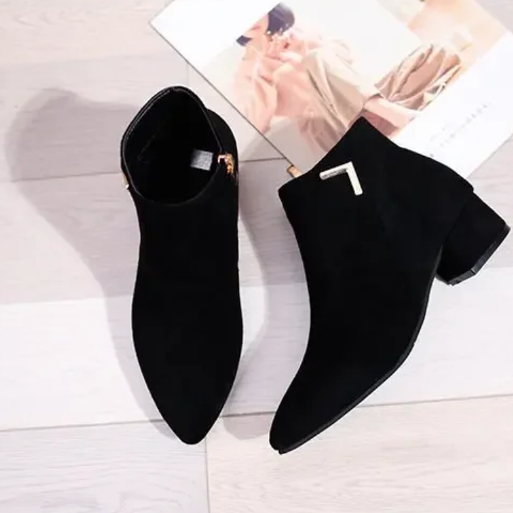 Drune | Stiefeletten Mit Spitzem Schuh Und Seitenreißverschluss Damen Stiefeletten