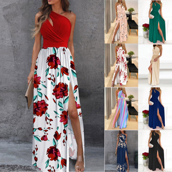 Drune | Ärmelloses Kleid mit hoher Taille und Öffnung
