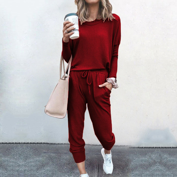 Damen Bequemer Jumpsuit mit elastischem Bund Drune