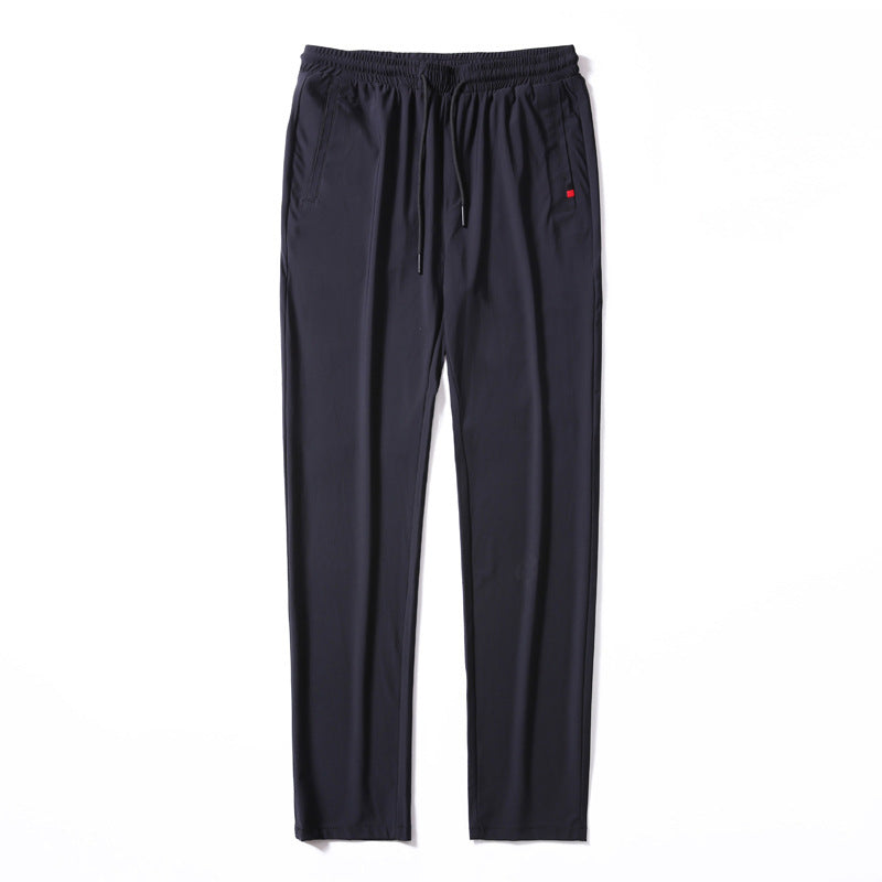 Herren Leichte Jersey-Freizeithose mit elastischem Bund, Tunnelzug und Seitentaschen Drune