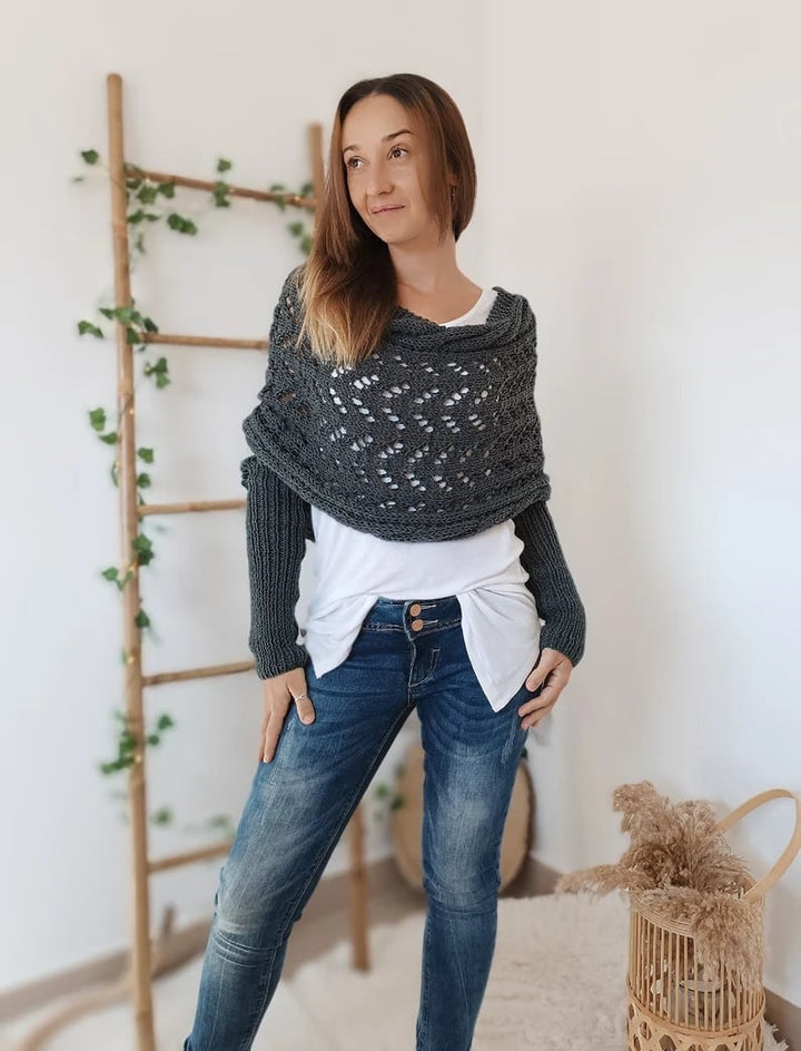 Drune | Schal - eleganter Damen gewebter Überwurf