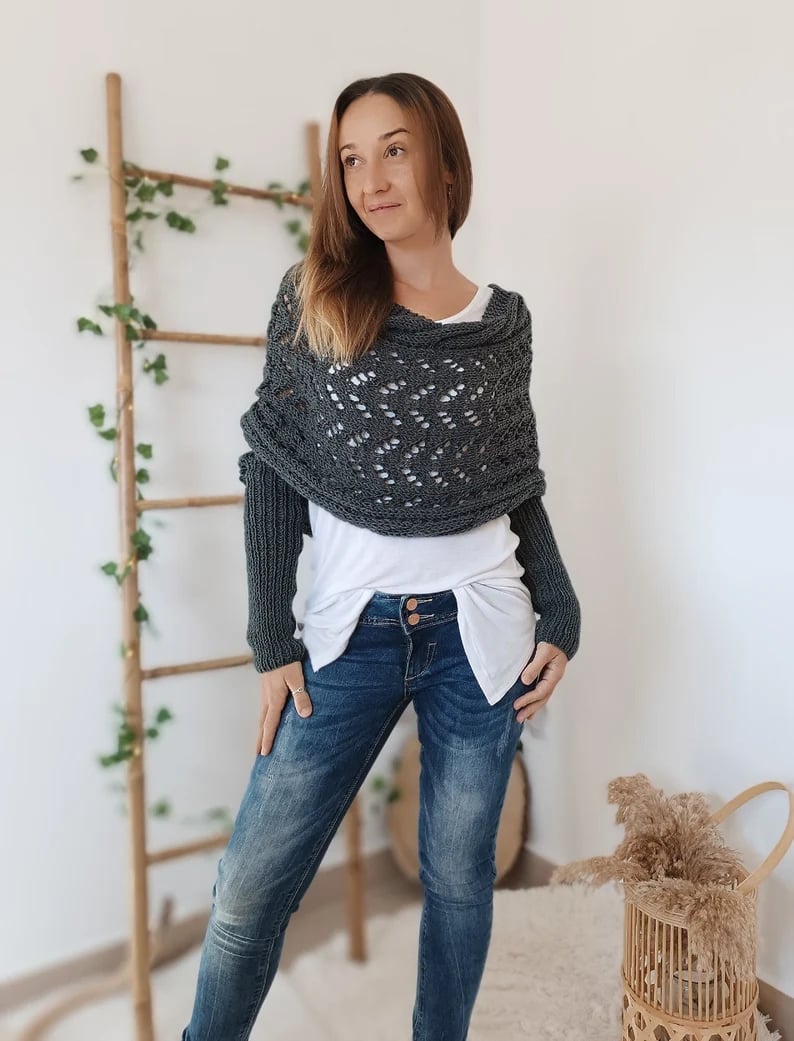 Drune | Bequemer Strickschal
