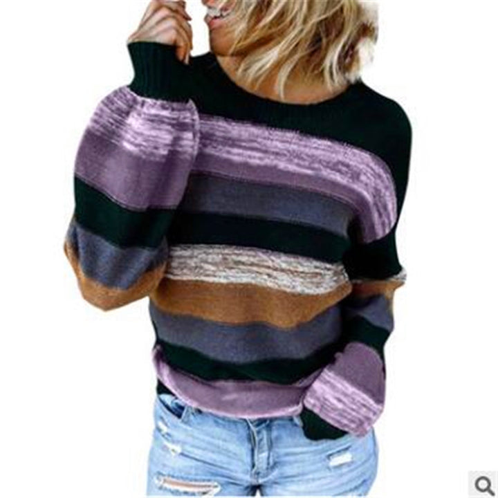 Drune | Gestreifter Strickpullover
