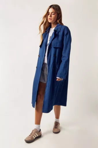Drune | Lässige Lange Jacke Für Damen