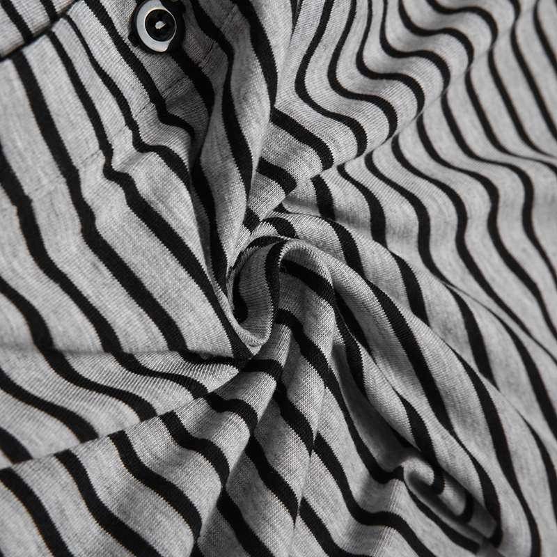 Herren Langarm Schlafanzugset mit komfortablem Knopfdesign Drune
