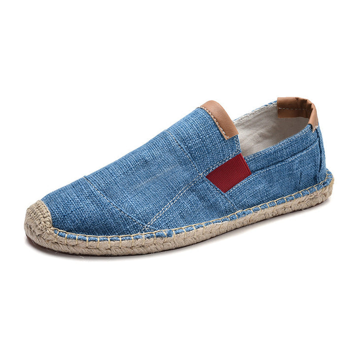Drune | Boss Stilvolle Handgemachte Leinwandstrohschuhe Sommer-Chic