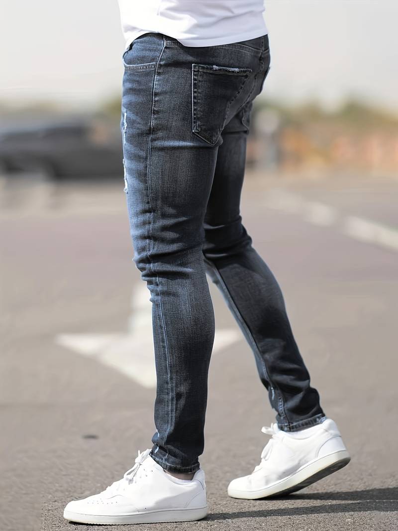 Drune | zerrissene jeans für männer