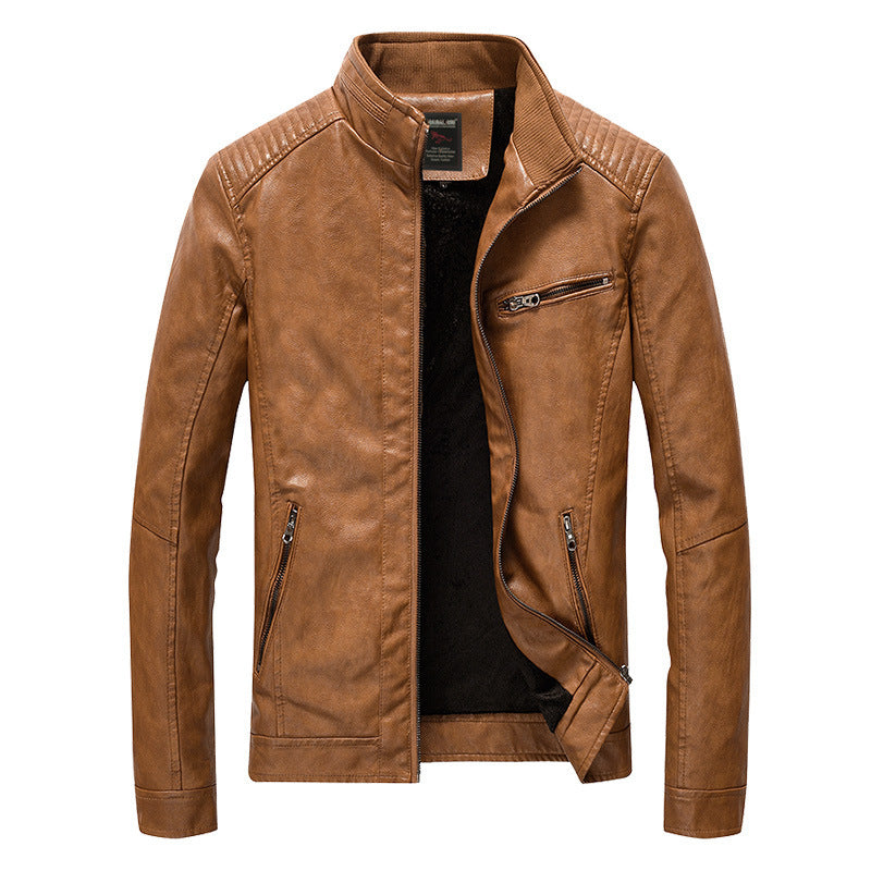 Herren Stylische Lederjacke Drune