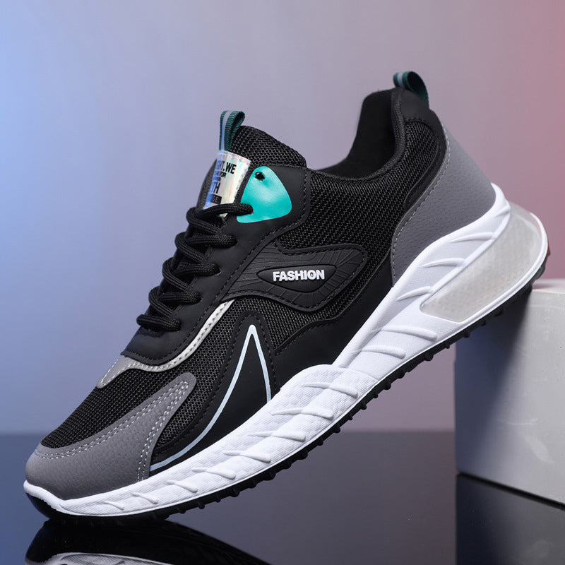 Drune | Atmungsaktive Herren Sneaker Mit Farbakzent