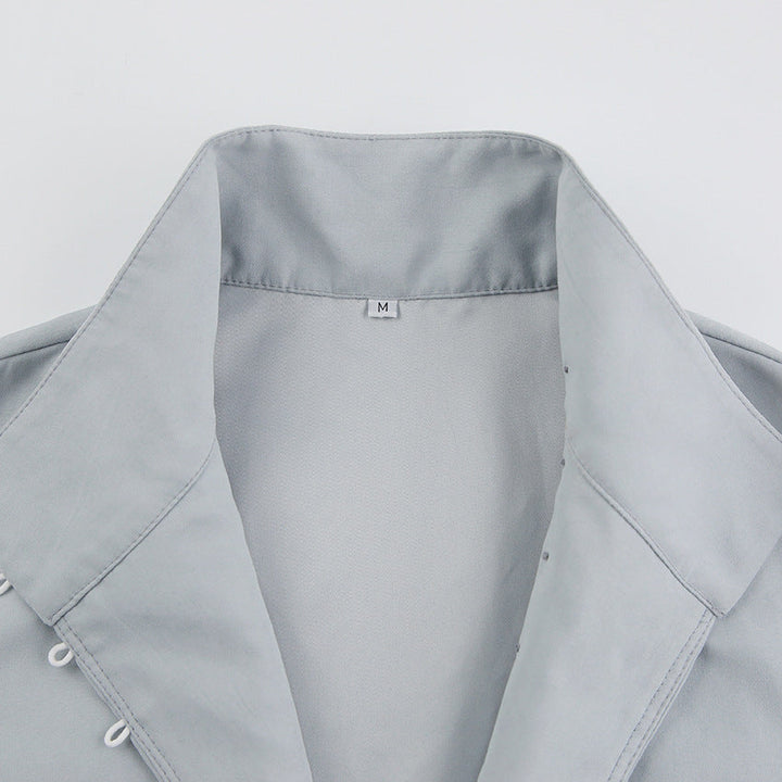 Drune | Viktorianisch inspirierte Bluse mit hohem Kragen