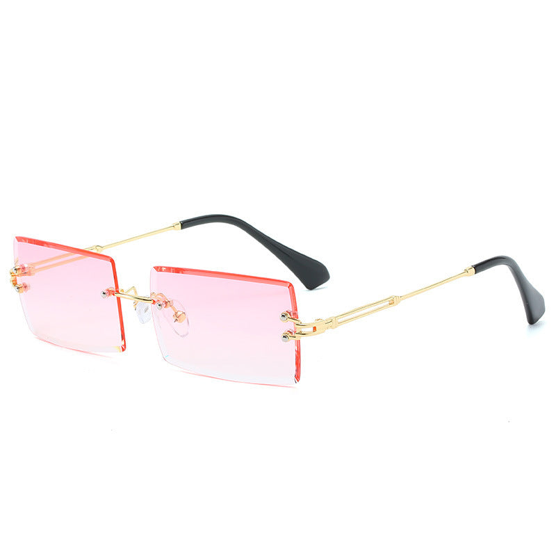 Drune | Modische Rechteckige Sonnenbrille Im Retro Stil