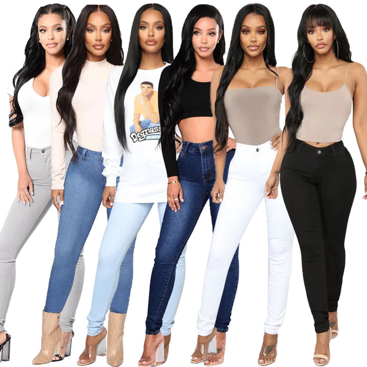 Damen Hochgeschnittene Sculpting-Skinny-Jeans mit formendem Hüftlift Drune