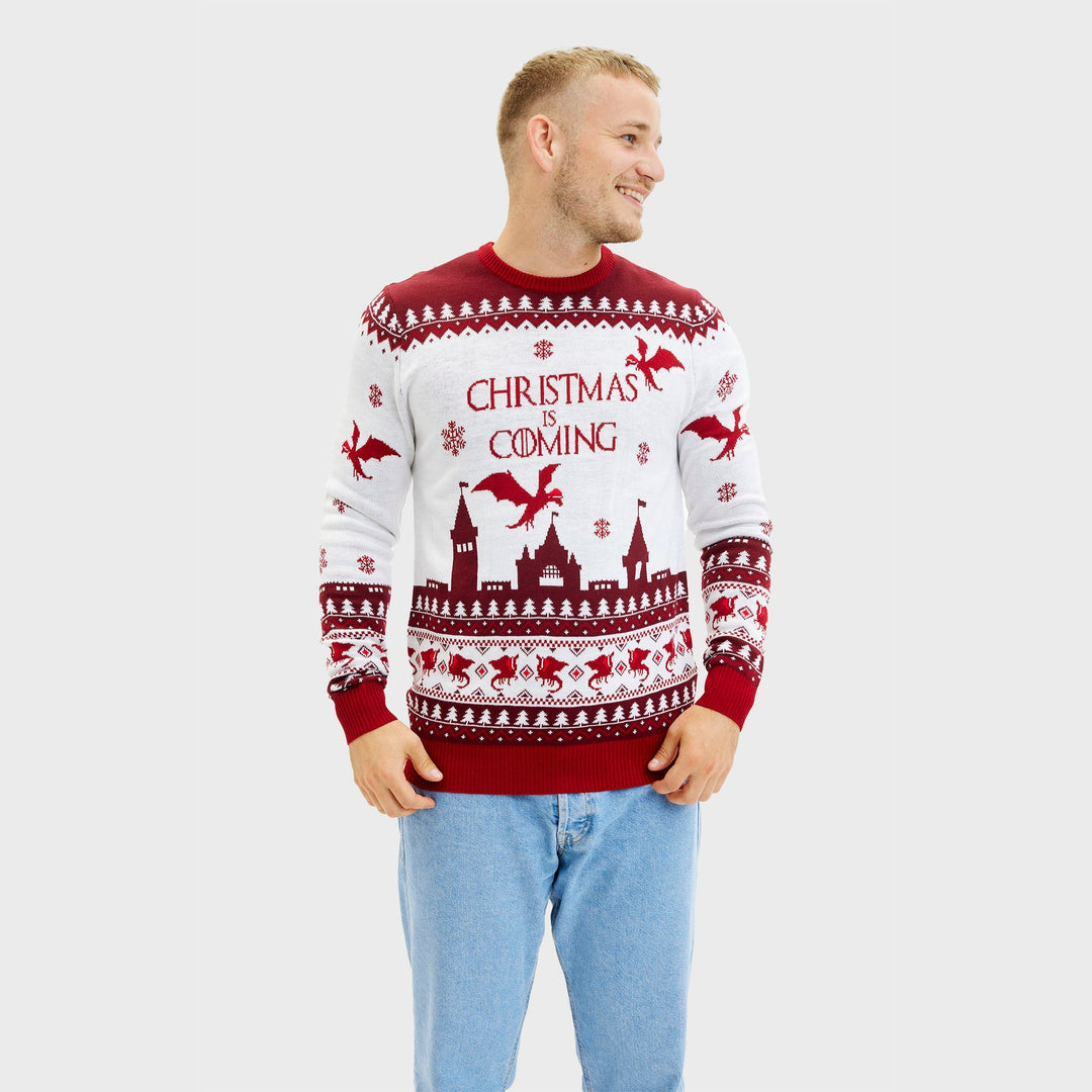 Drune | Der Weihnachtsmann kommt Weihnachtspullover - Herren