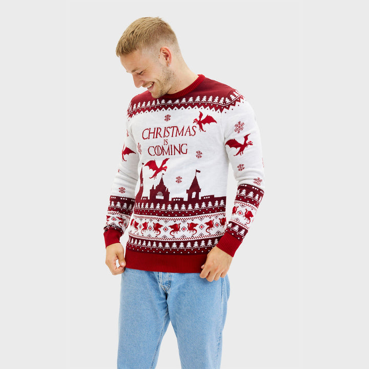 Drune | Der Weihnachtsmann kommt Weihnachtspullover - Herren