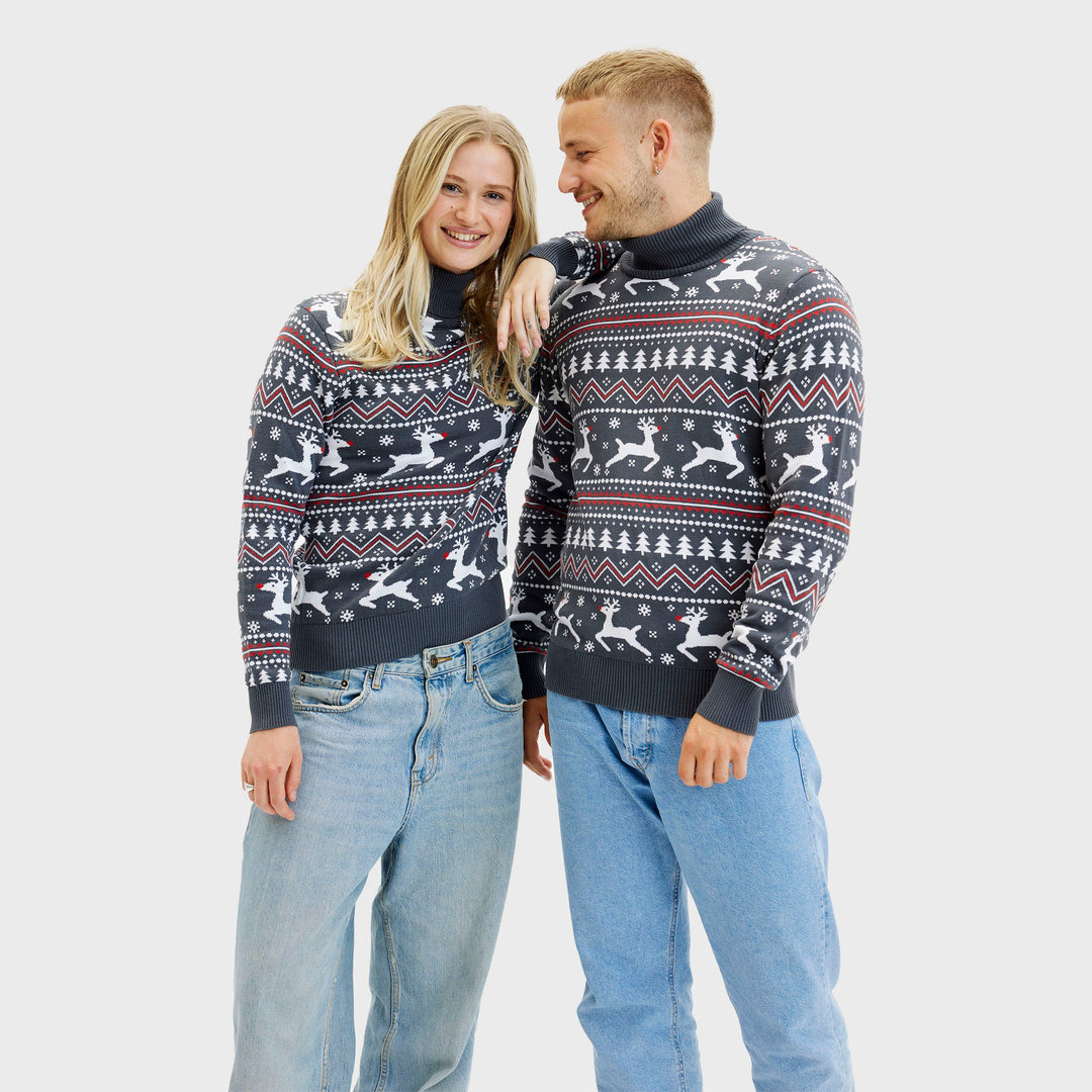 Drune | Der stilvolle Highneck Weihnachtspullover - Herren