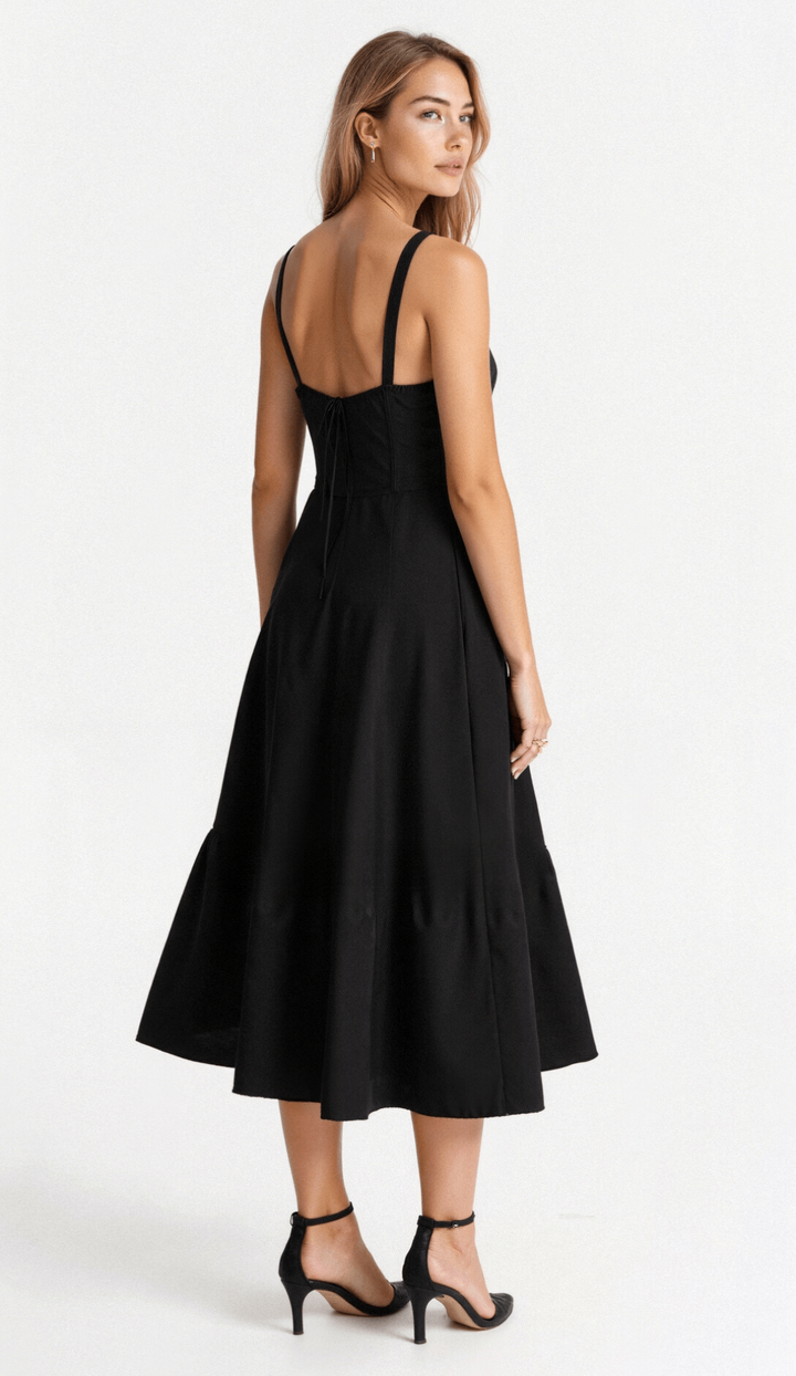Drune | Blumen Kleid für Frauen Midi