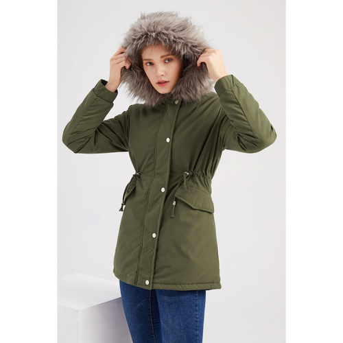 Drune | Winter Parka Jacke - Niederknöpfen