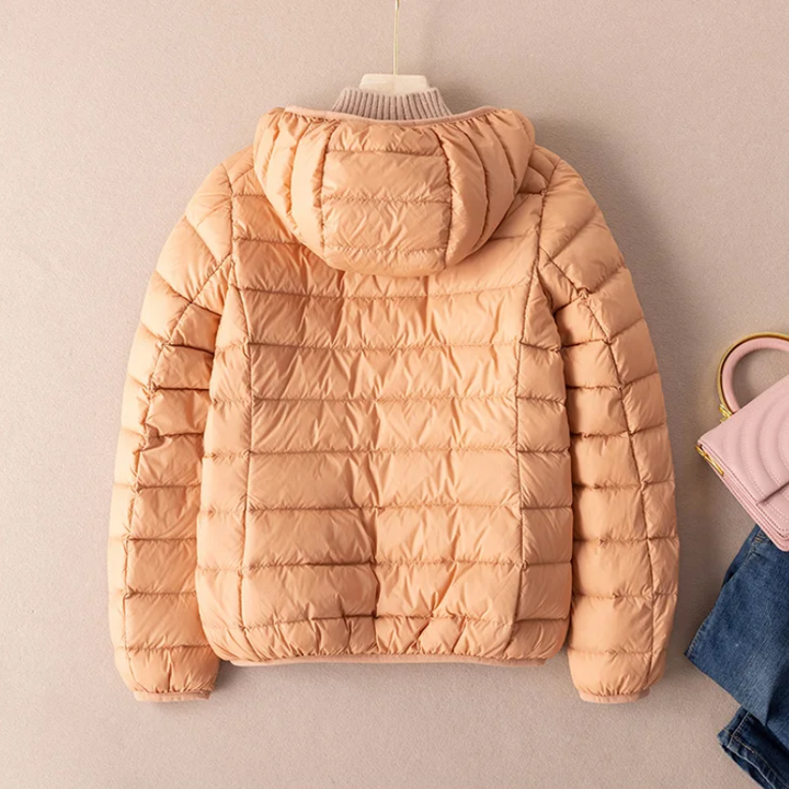 Drune | Steppjacke Leicht mit Kapuze Warm Gefüttert Lässige Passform