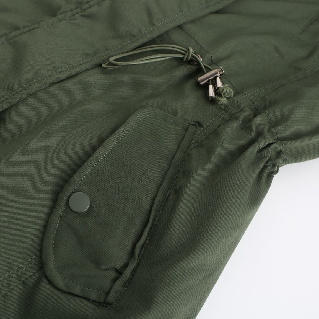 Drune | Damen Winter Steppmantel Wende-Parka aus Baumwolle