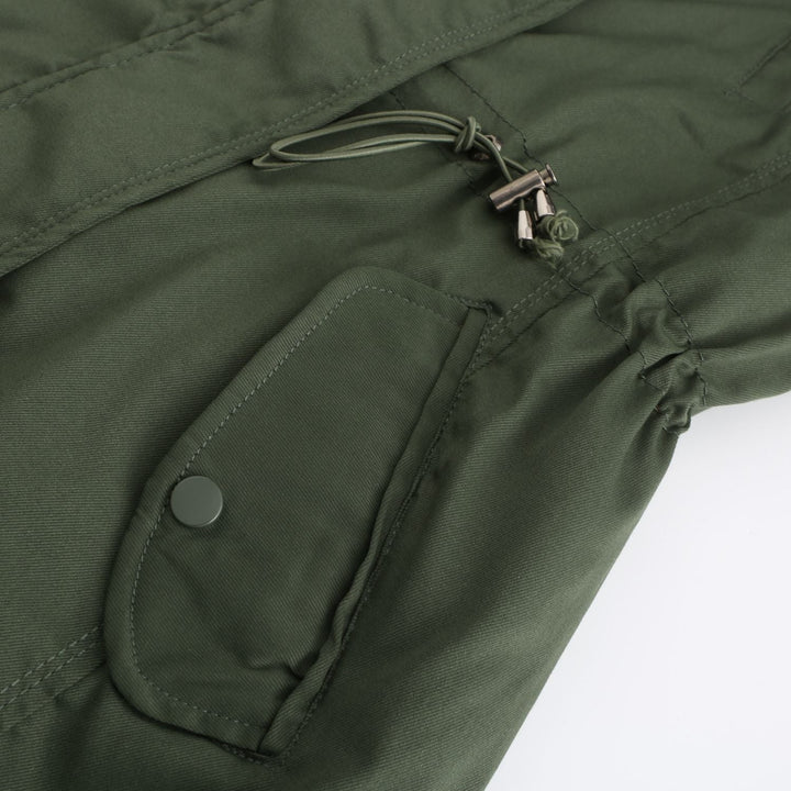 Drune | Damen Winter Steppmantel Wende-Parka aus Baumwolle
