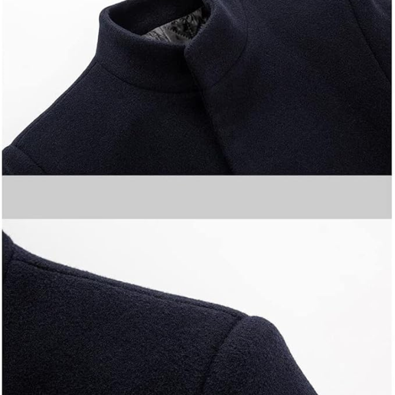 Drune | Herren Einreihiger Trenchcoat - Lang