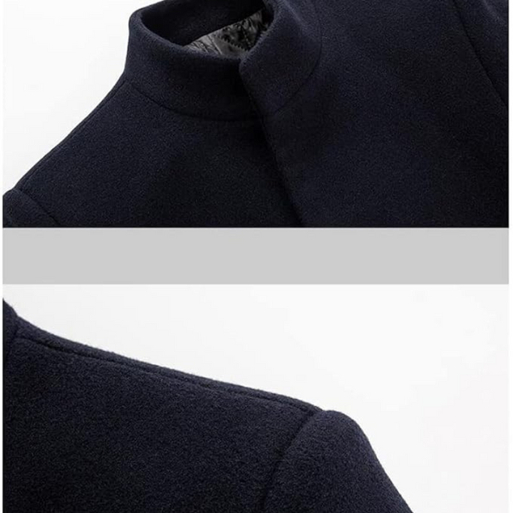 Drune | Herren Einreihiger Trenchcoat - Lang