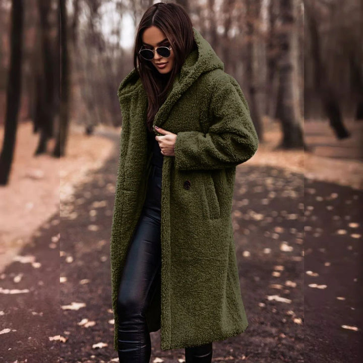 Drune | Plüsch Herbstmantel für Damen