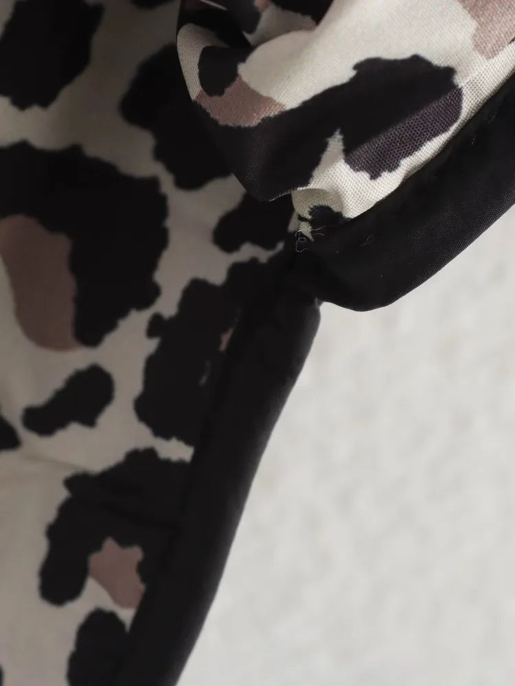 Drune | Jacke mit Leopardenfutter für Damen