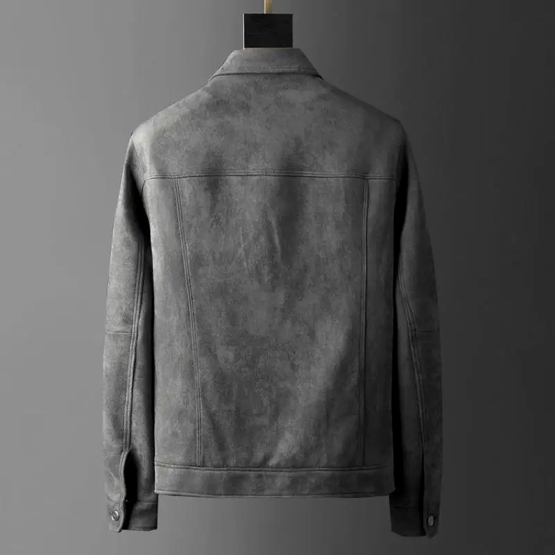 Drune - Klassische Wildlederjacke