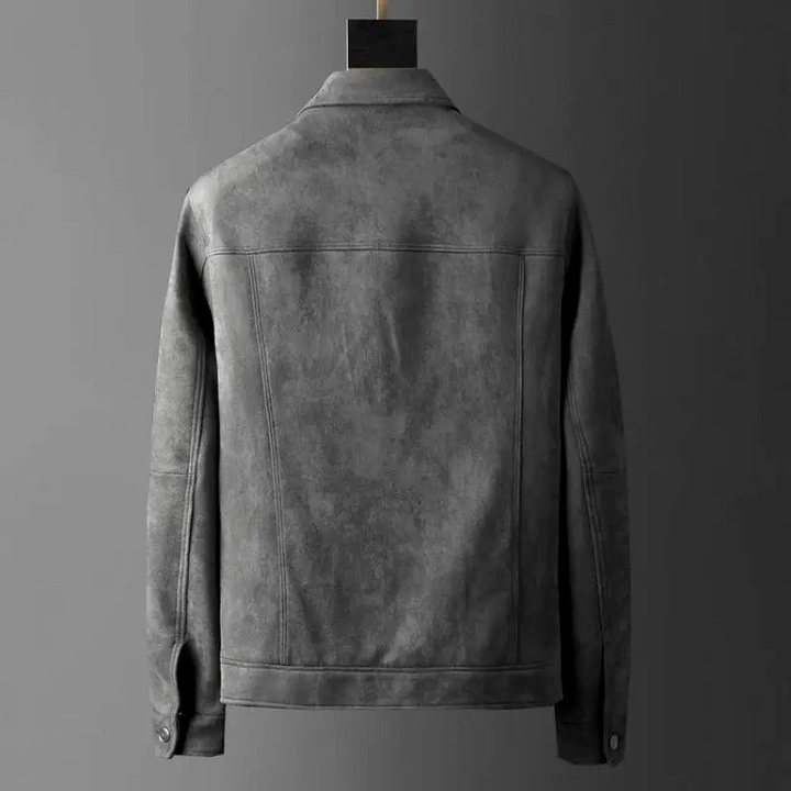 Drune - Klassische Wildlederjacke