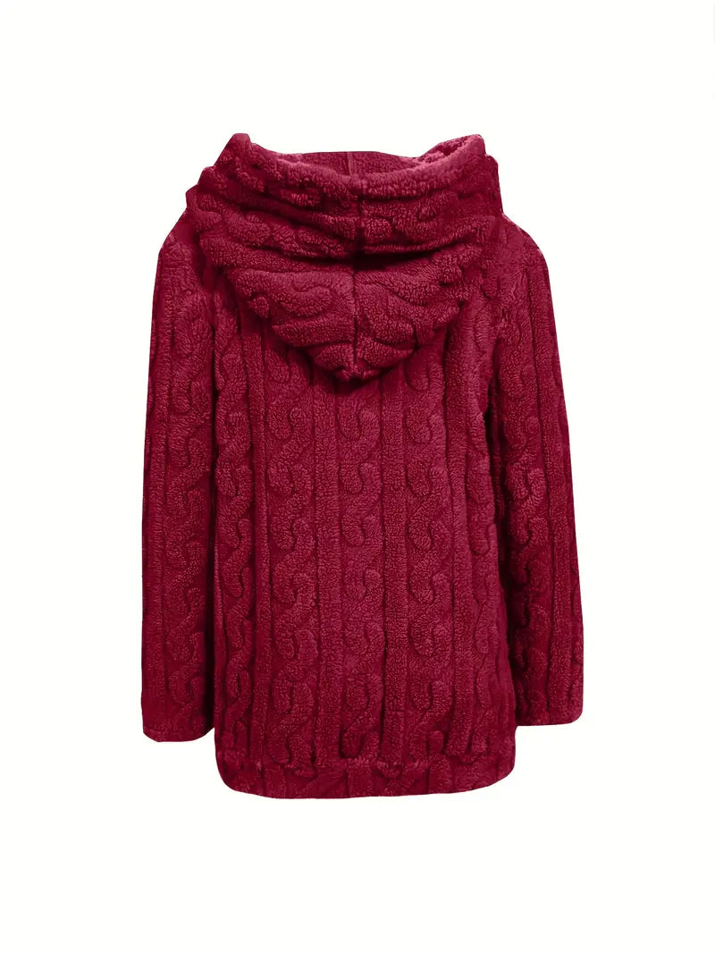 Drune | Weiches Kapuzen Sweatshirt mit Reißverschluss