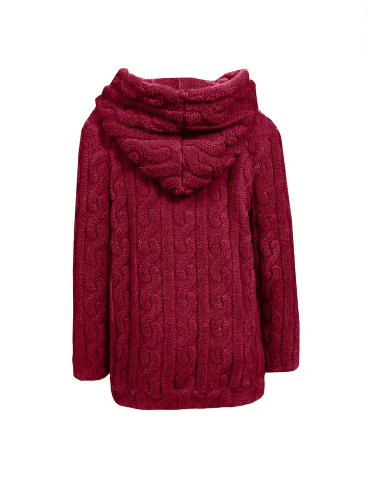 Drune | Weiches Kapuzen Sweatshirt mit Reißverschluss