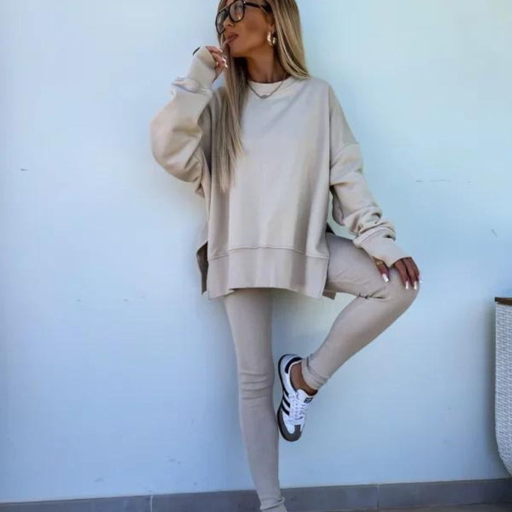 Drune | Gemütliches Oversized-Sweatshirt und Leggings-Set