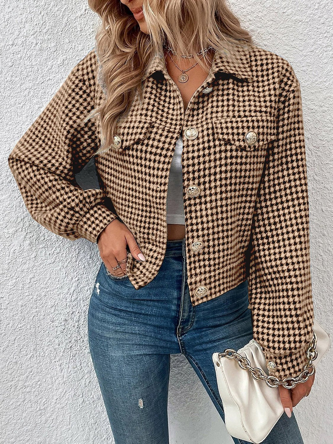 Drune | Knopfverschluss Shacket - Trendy Oversized Fit - Weicher Polyester-Mix - Casual Layering