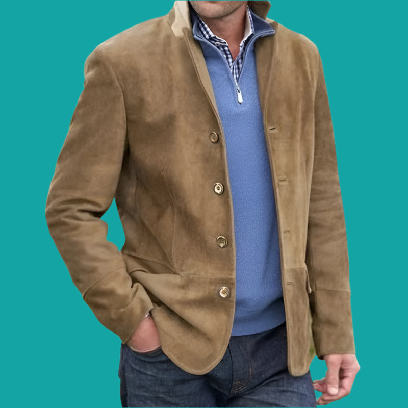 Drune | Herren Knopfjacke - Slim Fit
