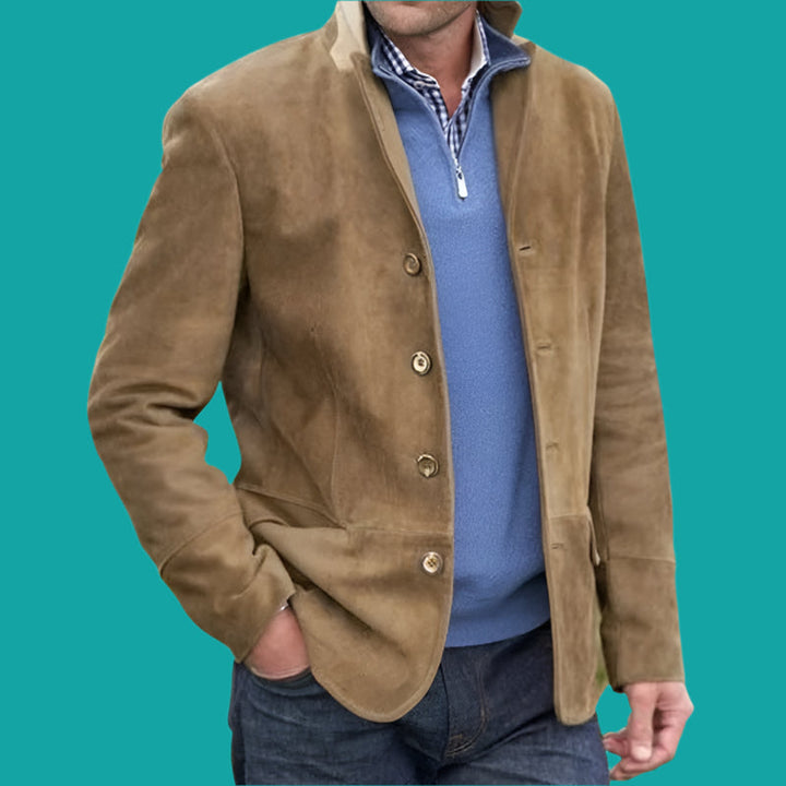 Drune | Herren Knopfjacke - Slim Fit