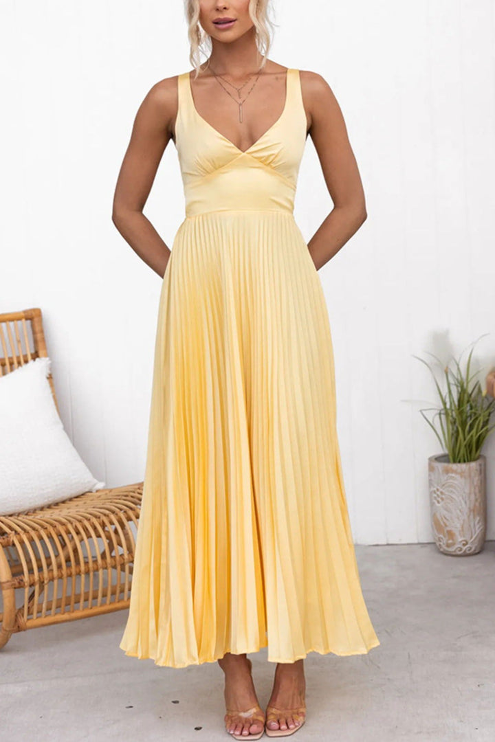 Drune | Kleid aus Satin mit Hosenträgern