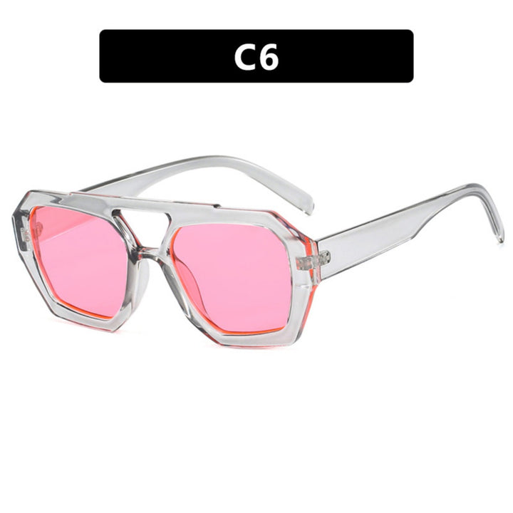 Drune | Unregelmäßige Doppelstrahl-Sonnenbrille