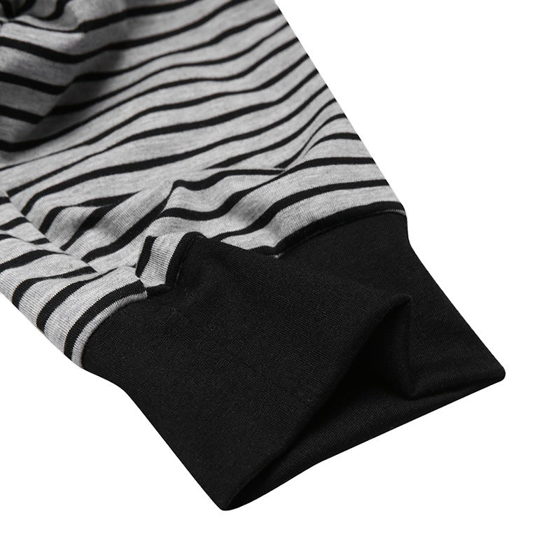 Herren Langarm Schlafanzugset mit komfortablem Knopfdesign Drune