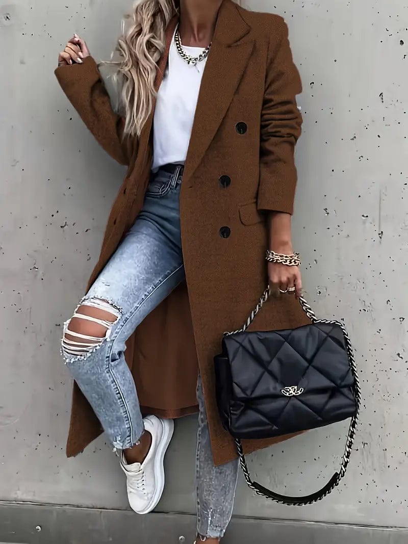 Drune | Trenchcoat Klassisch Zeitloser Stil Ideal für den Winter