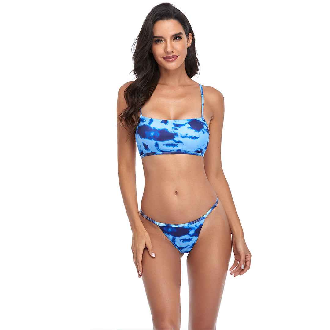Damen Bikini-Set mit trendigem Cropped-Oberteil und minimalistischem Slip Drune