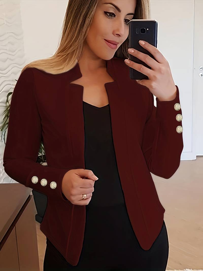 Drune | Freizeit Damen Blazer Mit Knöpfen