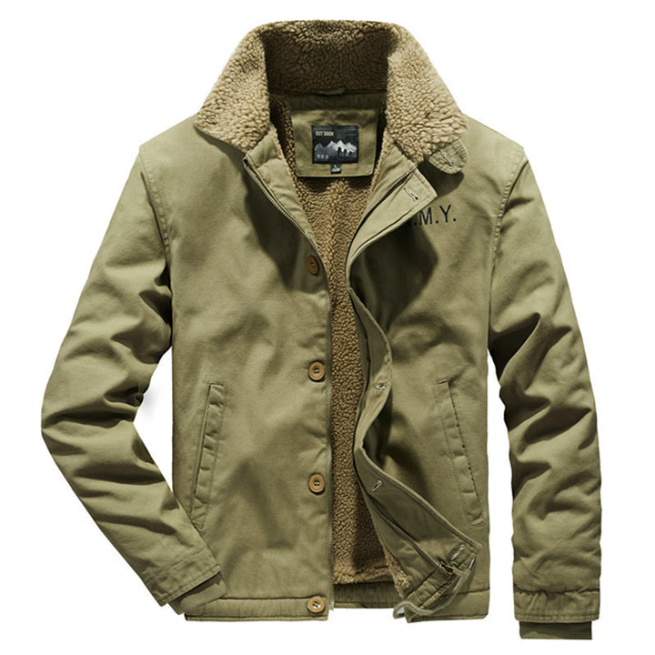 Herren Funktionale Übergangsjacke mit Teddyfutter Drune