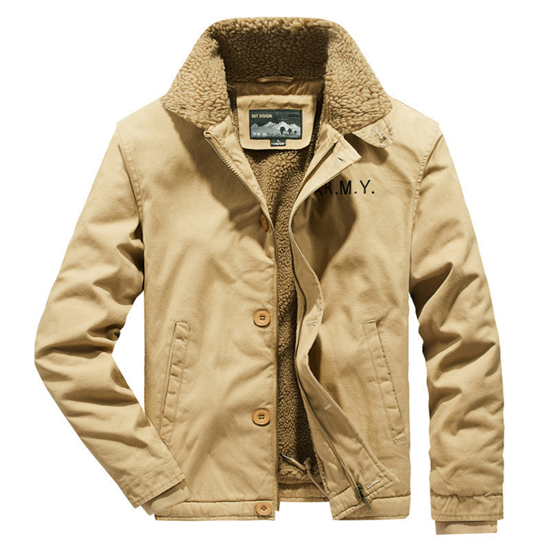 Herren Funktionale Übergangsjacke mit Teddyfutter Drune