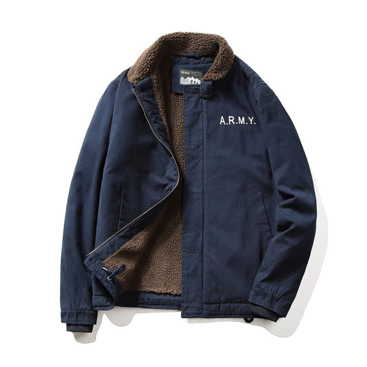 Herren Funktionale Übergangsjacke mit Teddyfutter Drune